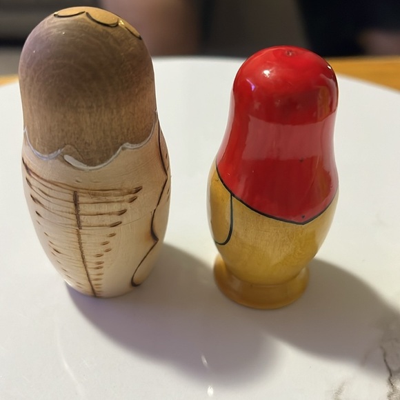 Vintage Handpainted Russian Miniature Wood Dolls - Picture 4 of 7